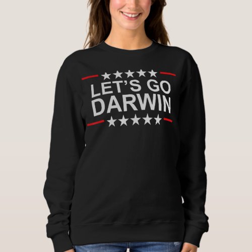 Lets Go Darwin Flag Us Vintage Sweatshirt