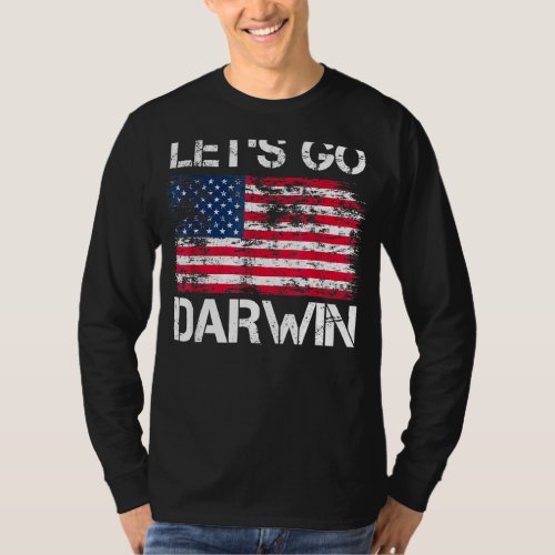 Lets Go Darwin Funny Conservative Anti Liberal Us  T_Shirt