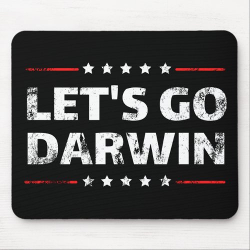 Lets Go Darwin Mouse Pad