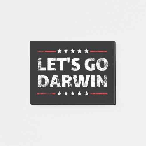 Lets Go Darwin Post_it Notes