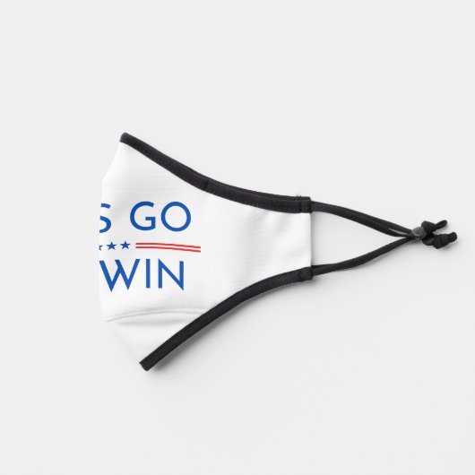 Let's Go Darwin Premium Face Mask (Left)