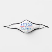 Let's Go Darwin Premium Face Mask