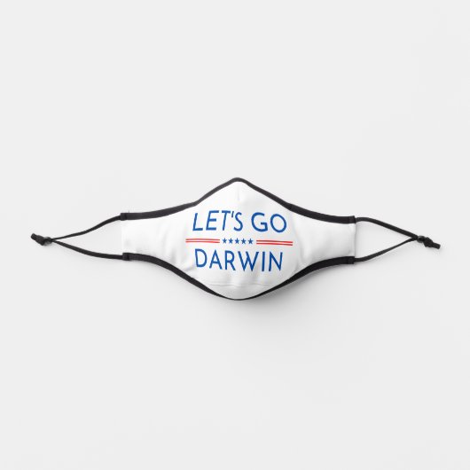 Let's Go Darwin Premium Face Mask (Front)