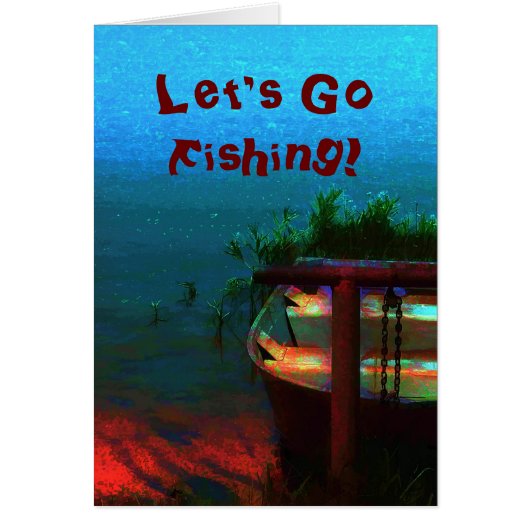 Let's Go Fishing Cards (Front)