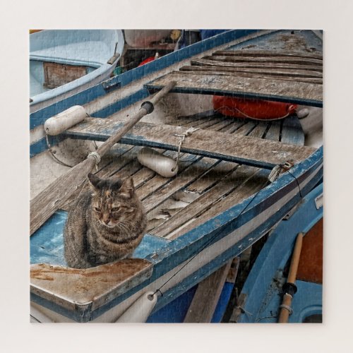 Lets Go Fishing _ Cat Puzzle _ 20x20 _ 676 pcs