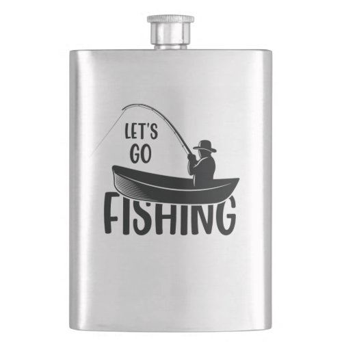 Lets go fishing Classic Flask