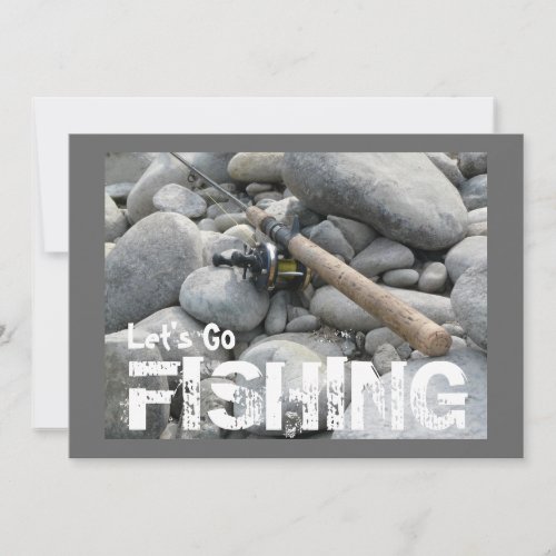 Let's Go Fishing! Company Fishing Trip Invitation