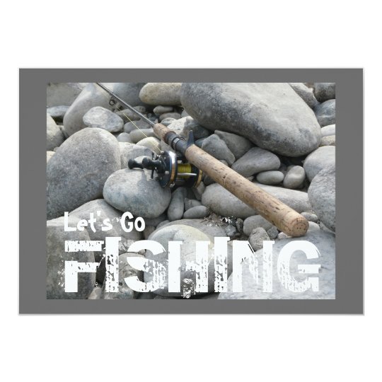 Let's Go Fishing! Company Fishing Trip Invitation
