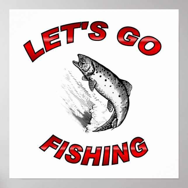 Lets go fishing poster (Front)