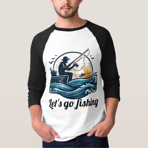 Lets go fishing T_Shirt