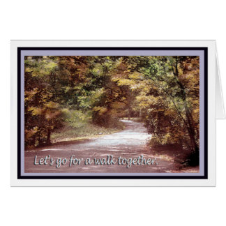 Let's Go For A Walk Cards