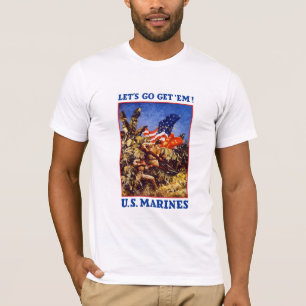 Let's Go Get 'Em! U.S. Marines T-Shirt