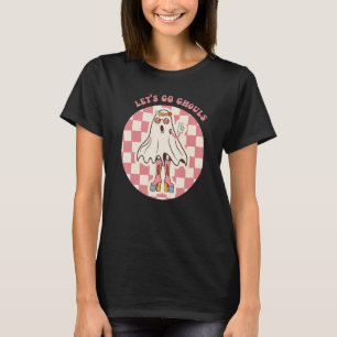 Let's Go Ghouls Disco Ball Ghost Spooky Halloween  T-Shirt