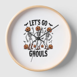 Let's Go Ghouls, Funny Spooky Clock