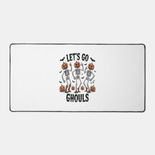 Let's Go Ghouls, Funny Spooky Desk Mat