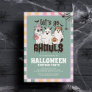 Let's Go Ghouls Groovy Halloween Costume Party Invitation