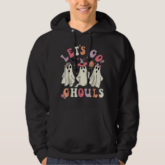 Let's Go Ghouls Halloween Ghost Outfit Costume Ret Hoodie
