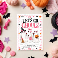 Lets Go Ghouls Pink Halloween Party