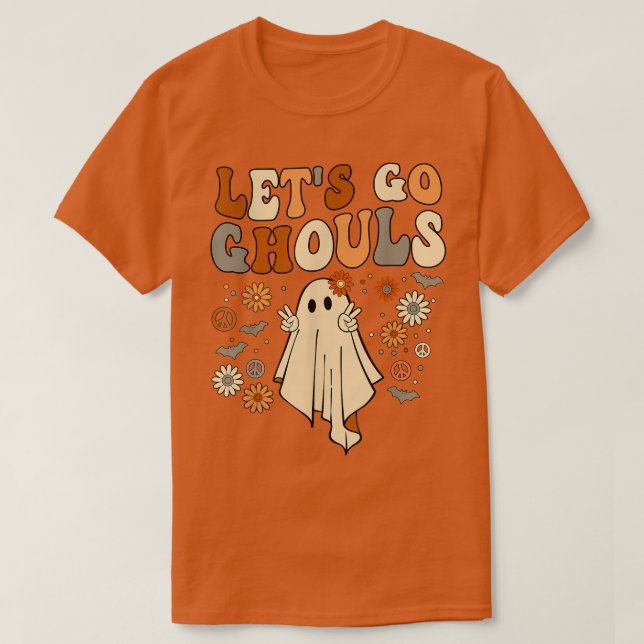 Let's Go Ghouls Shirt, Let's Go Ghouls, Funny Hall T-Shirt (Design Front)