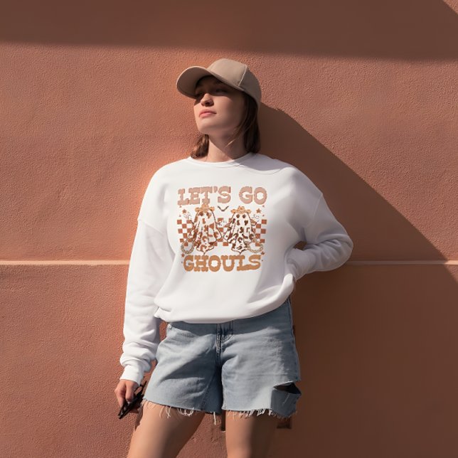 Let's Go Ghouls Spooky Halloween Ghost Country  T-Shirt (Creator Uploaded)