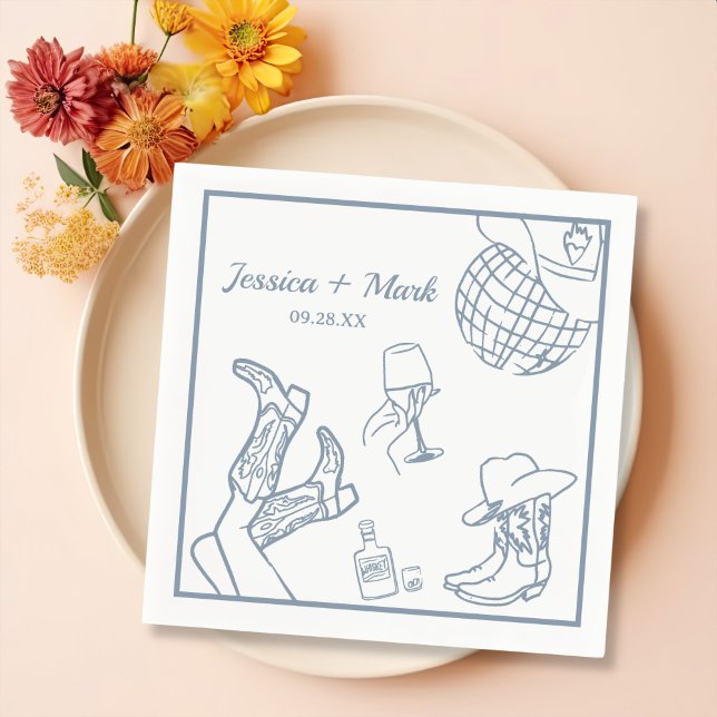 Let's Go Girl Nashville Bachelorette Party Napkins (Creator Uploaded)