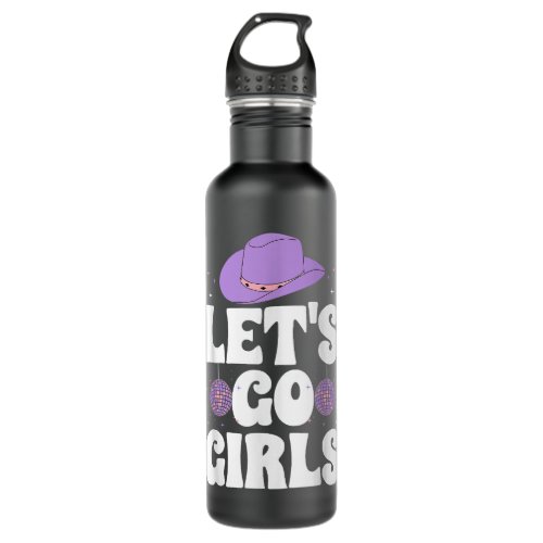 Lets Go Girls Country Southern Western Leopard Stainless Steel Water Bottle