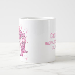 Lets Go Girls Disco Cowgirl Bachelorette Party Giant Coffee Mug