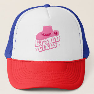 Let's Go Girls, Girls Trip, Retro Graphic Trucker Hat