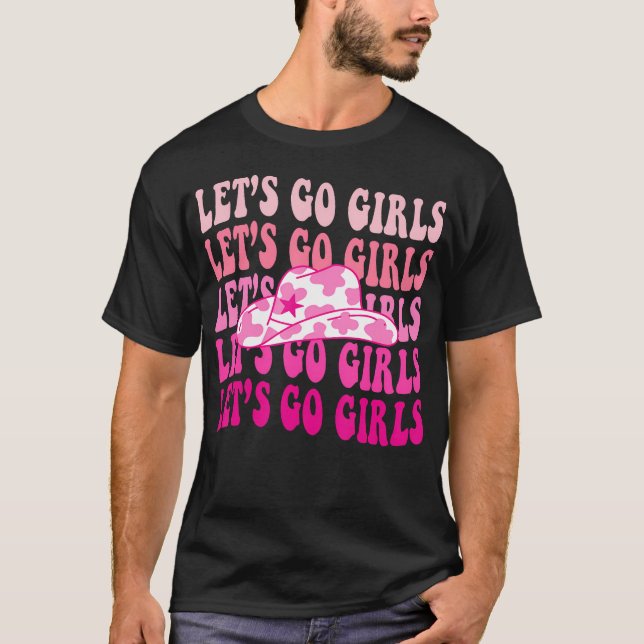Let'S Go Girls Groovy Man I Feel Like A Bride T-Shirt (Front)
