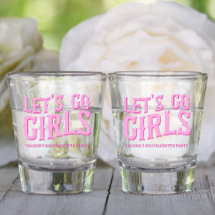 Let's Go Girls Last Rodeo Bachelorette Party Shot Glass