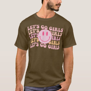 Lets Go Girls Retro Bachelorette Party Bride Bride T-Shirt