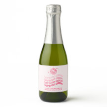 Let's Go Girls Sparkling Wine Labels Bachelorette