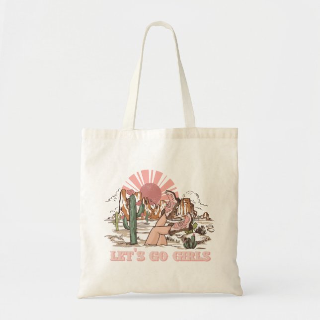 Let's Go Girls Tote Bag (Front)