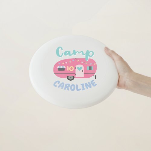 Lets Go Glamping Girly Any Age Birthday Party Wham_O Frisbee