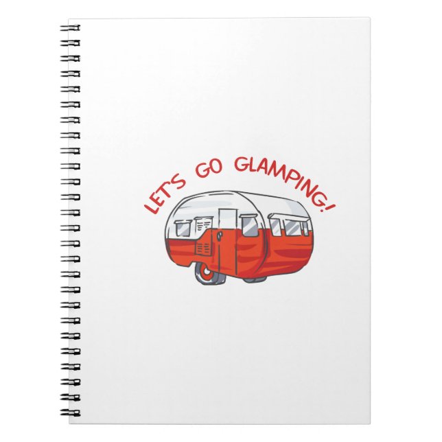 LETS GO GLAMPING NOTEBOOK (Front)