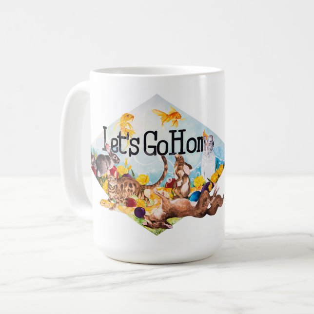Let's Go Home OAS Mural Mug by Renee Castro (Front Left)