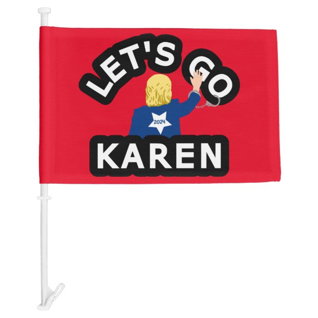 LET'S GO KAREN CAR FLAG (Front)