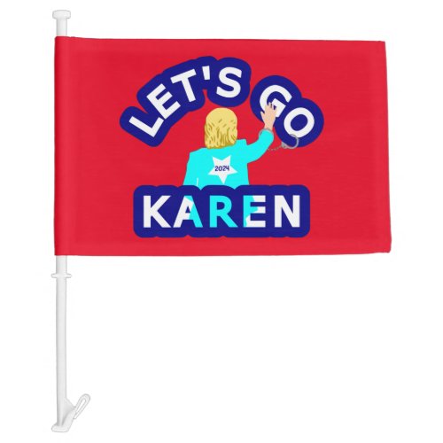 LETS GO KAREN CAR FLAG