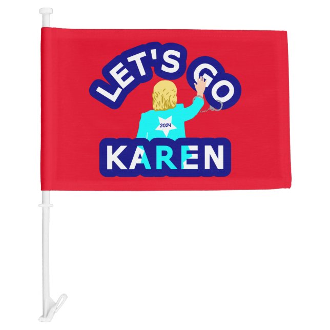 LET'S GO KAREN CAR FLAG (Front)