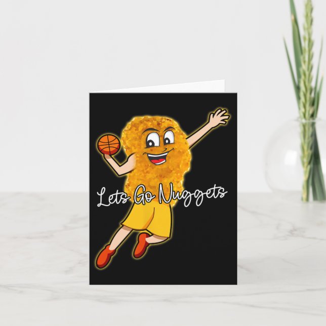 Lets Go Nuggets - Chicken Nugget Bysketbyll Player Card (Front)
