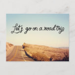 Let&#39;s Go On A Road Trip | Postcard at Zazzle