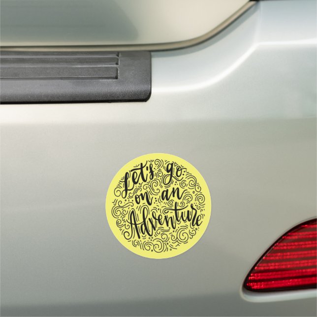 Let's go on an Adventure Car Magnet (In Situ)