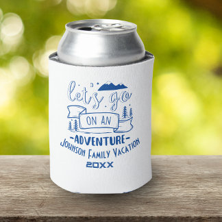 Let's Go on an Adventure Family Vacation Can Cooler