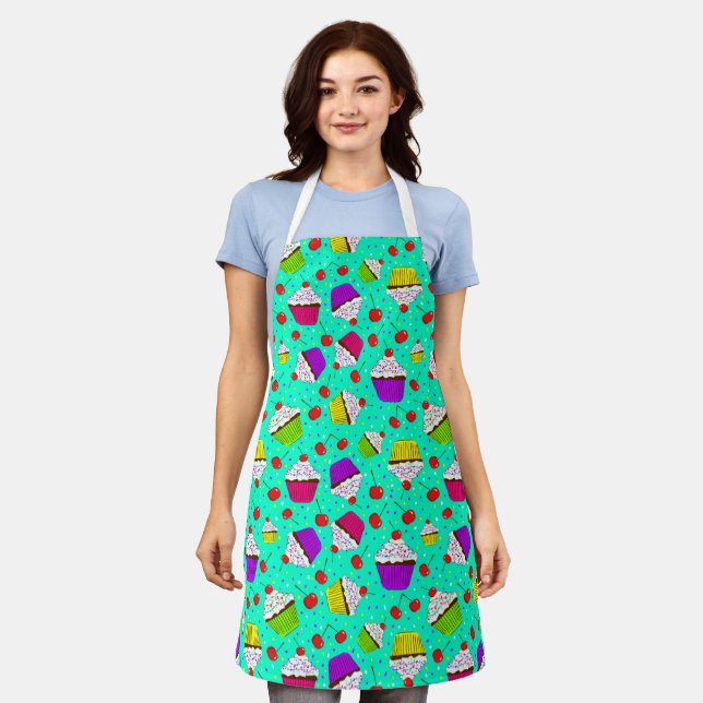 Let's go party apron (Worn)