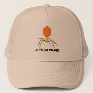 Let's Go Phage Virus Bacteriophage Trucker Hat