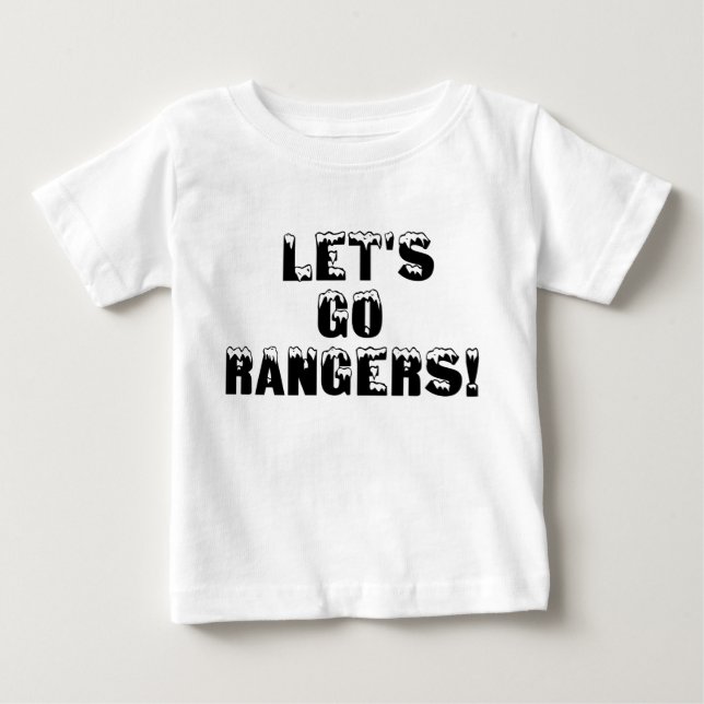 LET'S GO RANGERS BABY T-Shirt (Front)