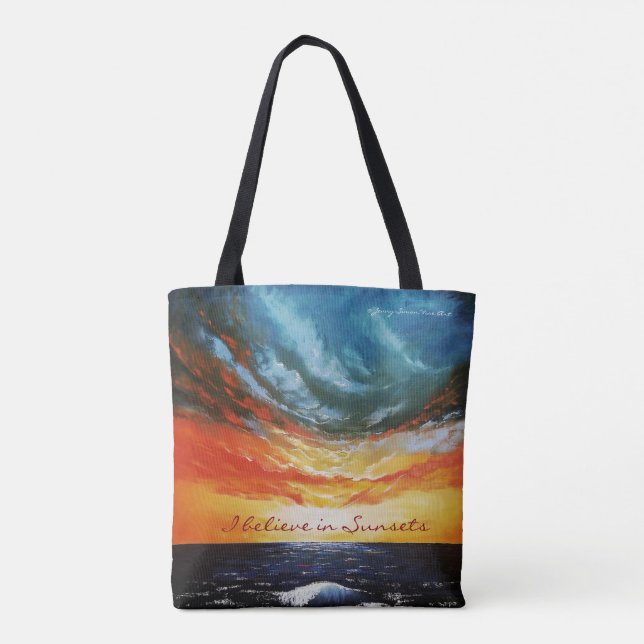Let's Go Sailing Tote - Jenny Simon Merchanise Bag (Back)