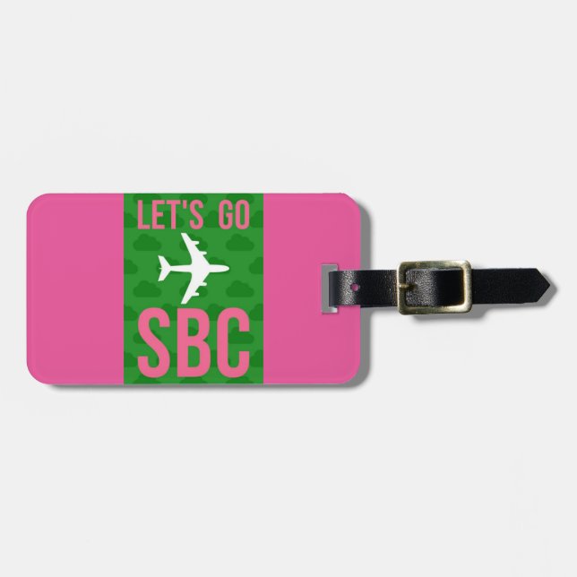 LET'S GO SBC Luggage Tag (Front Horizontal)