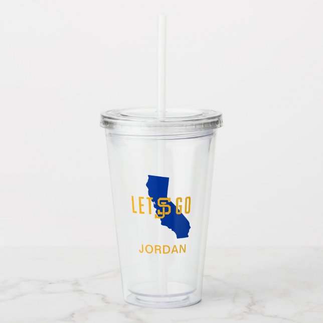 lets go SJ Acrylic Tumbler (Front)