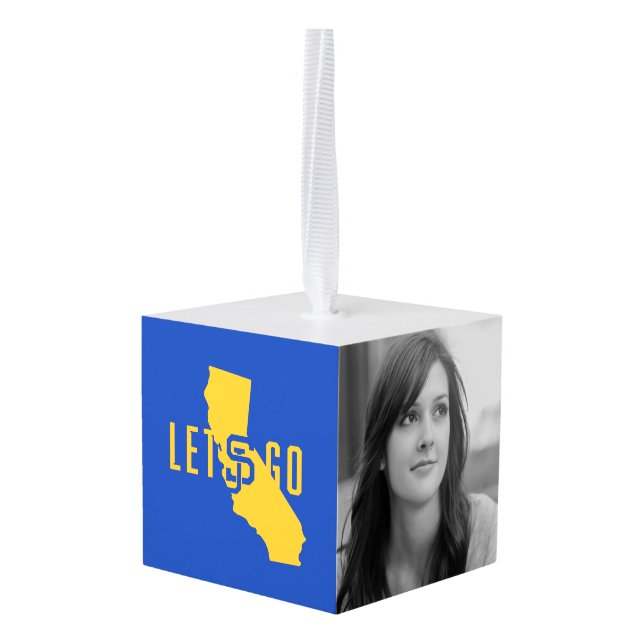 lets go SJ Cube Ornament (Back Angled)